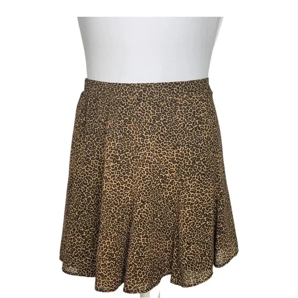 Cheetah Print Mini Skirt by Show‎ Me Your Mumu